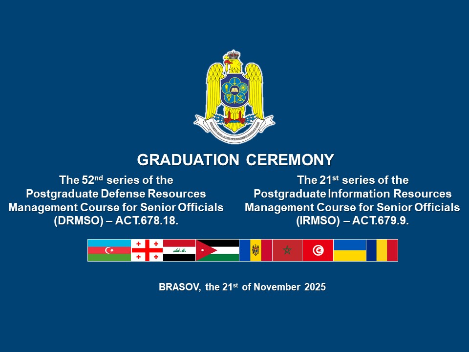 Ceremonia de deschidere a cursurilor postuniversitare